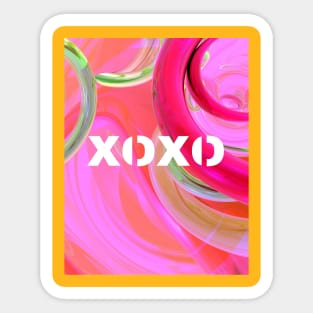 xoxo Sticker
